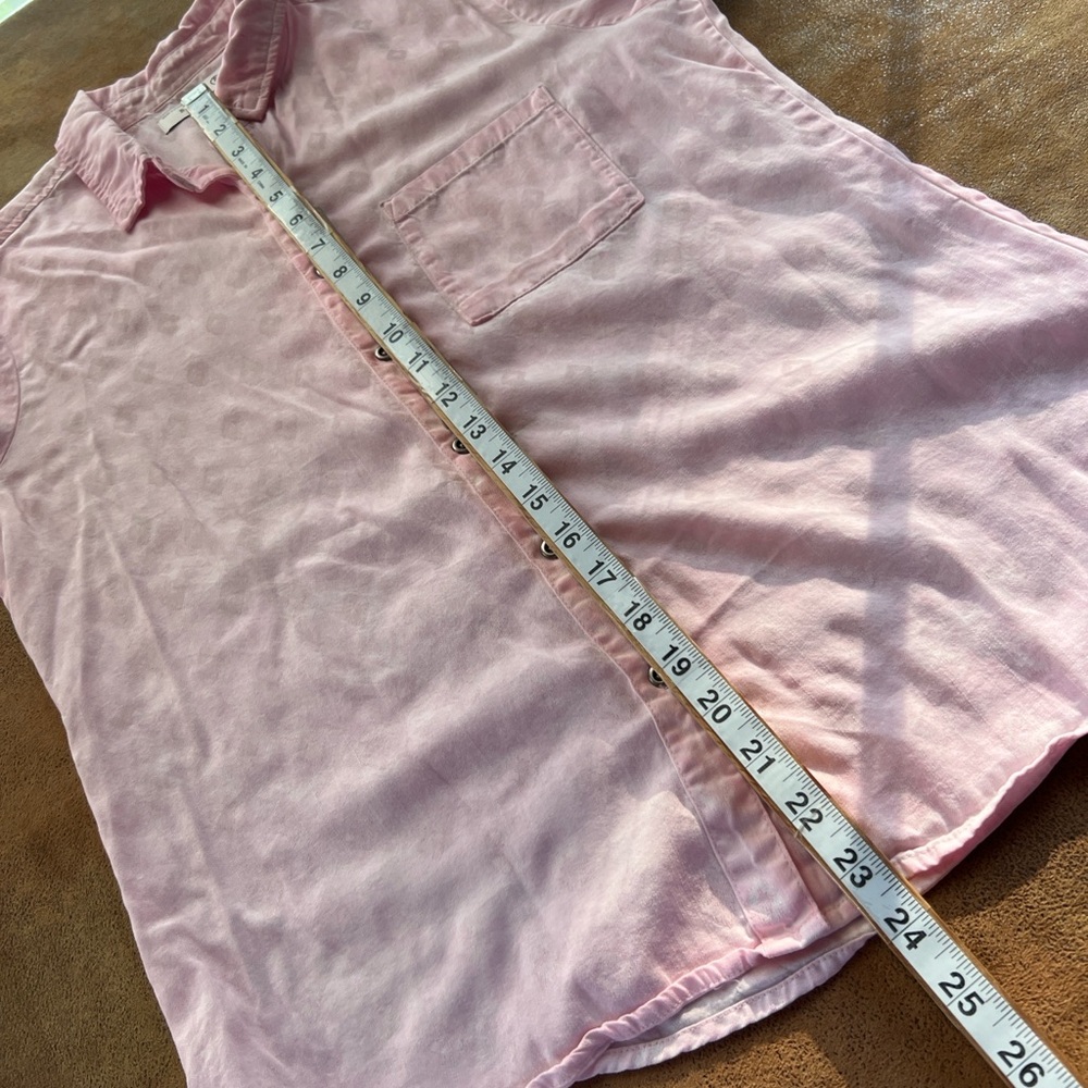 Elegant Billy T Pink Button Down Patterned Shirt.… - image 7